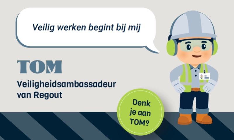Maak kennis met TOM - onze veiligheidsambassadeur